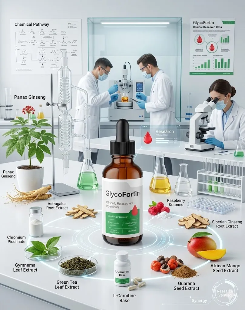 GlycoFortin Ingredients Laboratory Research